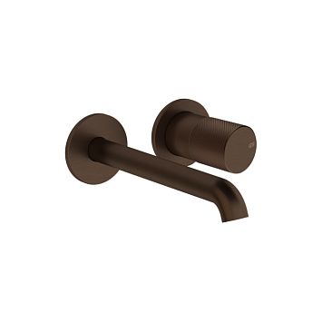 Gessi Habito Diamantato Смеситель для раковины настенный встраиваемый, однорычажный, Dark Bronze