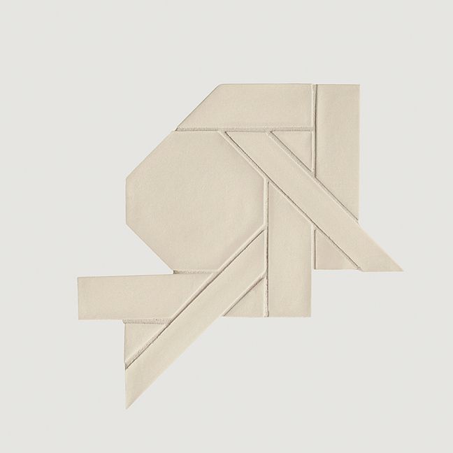 Mutina Керамогранит Weaving Ba Leng White 34,3x34,3 Matt