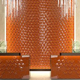 Керамическая плитка Etruria Design Concetto Spaziale Esagono Caramel (Craquele) 1&deg; Scelta 16x18,5 купить в Москве: интернет-магазин StudioArdo