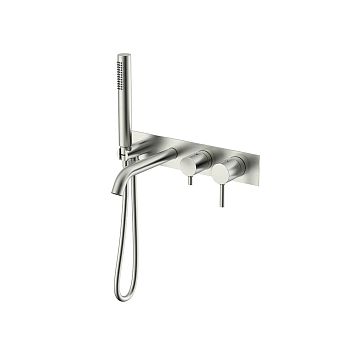 Nemo NM-2353BN Смеситель из стены для ванны BRUSH NICKEL
