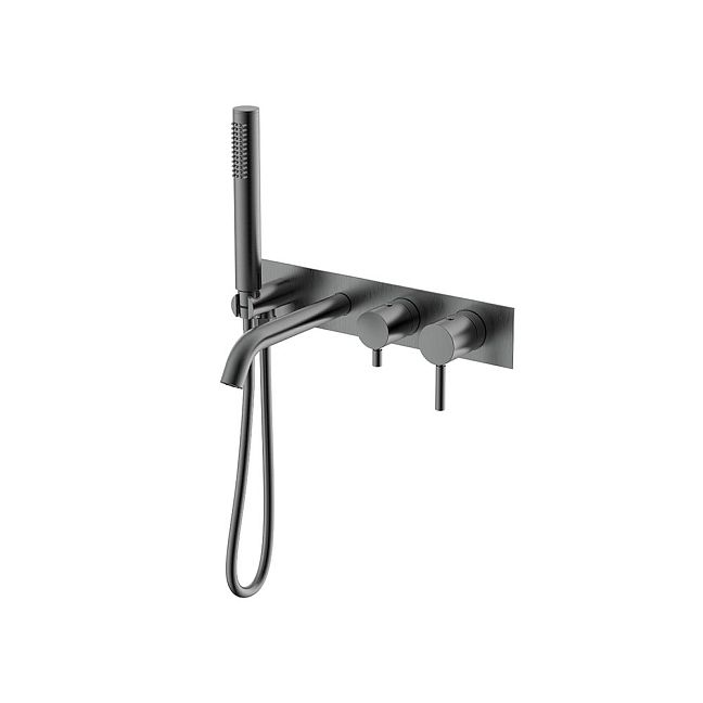 Nemo NM-2353BGM Смеситель встраиваемый для ванны BRUSH GUN METAL