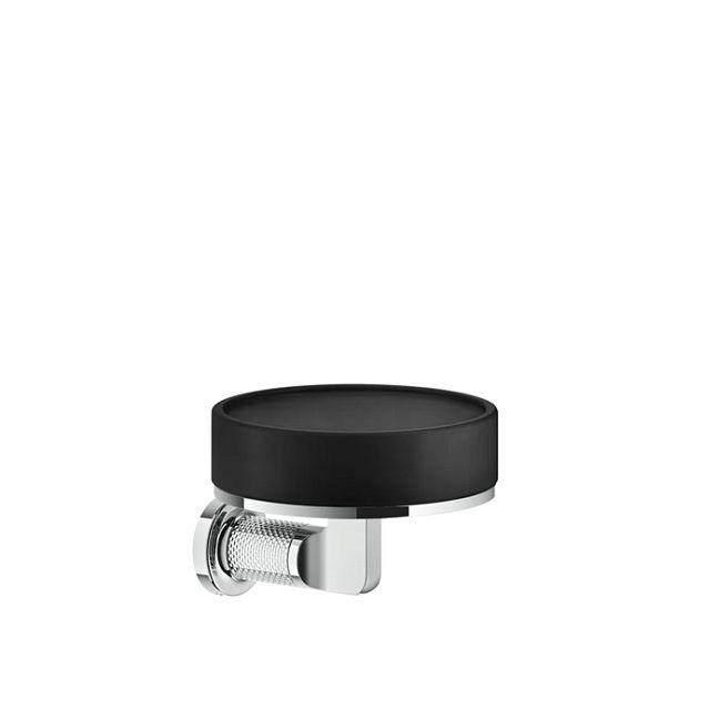Gessi Inciso Мыльница настенная, черный/хром