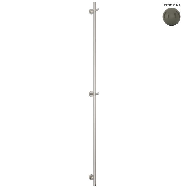 Сунержа Аскет Полотенцесушитель электрический 165x2,5 RAL 7013 Коричнево-серый