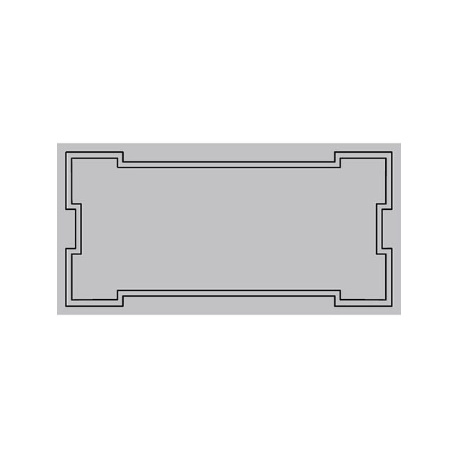 Керамическая плитка Etruria Design Art Deco Vectorframe C Moss Green 1° Scelta 12,5x25