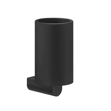 Gessi Rilievo Стакан настенный, черный/nero XL