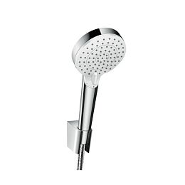 Ручной душ Hansgrohe Crometta Vario Porter, 10см, цвет: хром/белый купить в Москве: интернет-магазин StudioArdo