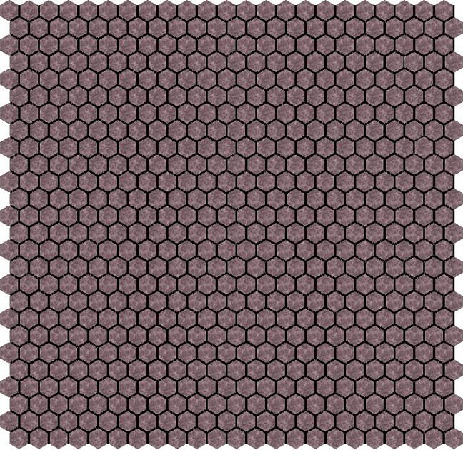 Микромозаика Sergio Savino Esagoni 28,5X30 Purple Brown