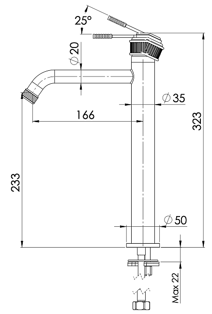 Смеситель для раковины Remer Atelier AL11LXLBO, белый матовый