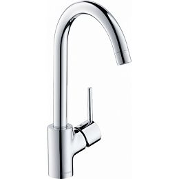 Смеситель для кухни Hansgrohe Talis M52 на 1 отв, поворотный излив, цвет: хром купить в Москве: интернет-магазин StudioArdo