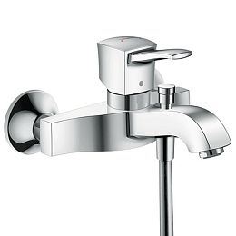 Смеситель для ванны Hansgrohe Metropol Classic однорычажный с рычаговой рукояткой, ВМ, цвет: хром купить в Москве: интернет-магазин StudioArdo