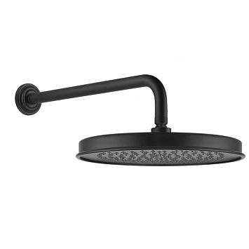 Gessi Venti20 Верхний душ 328 мм., с настенным держателем 389 мм., черный матовый