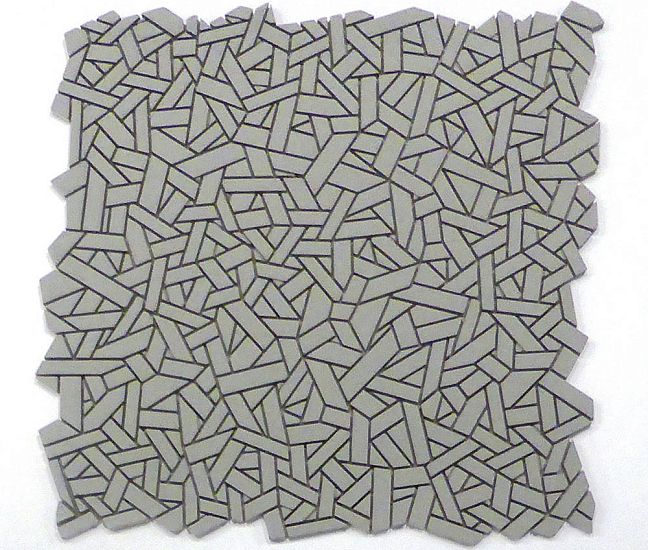 Микромозаика Sergio Savino Fasce Lisce 30x30 Grigio Media