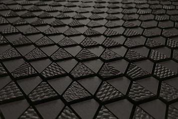 Микромозаика Sergio Savino Clessidra Decorato 30x28 Nero Africa