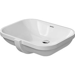 Duravit D-Code Раковина встр. снизу в деревянную столешницу 560x400мм, с перел., включая крепление ,цвет: Белый купить в Москве: интернет-магазин StudioArdo