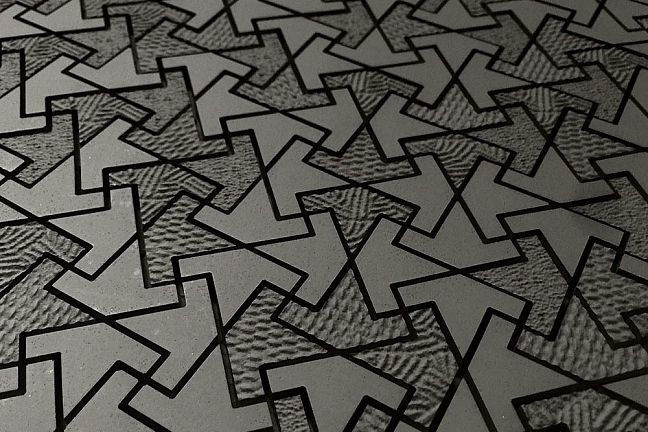 Микромозаика Sergio Savino Infinito Decorato 28x28 Antracite