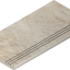 Italon Керамогранитная ступень Magnetique Х2 Gradino Round DX White 30х60 Grip