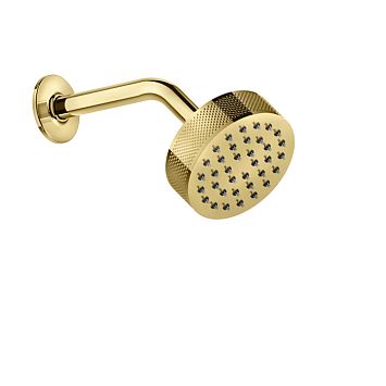 Gessi Inciso Душевая головка настенная, шарнирная на 1/2, 200мм, золото