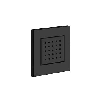 Gessi Внешняя часть поворотной боковой встраиваемой форсунки, Black XL