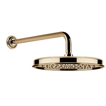 Gessi Venti20 Верхний душ 328 мм., с настенным держателем 389 мм., Warm Bronze PVD