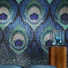 Мозаичное панно Sicis i`Pix Pavo Real Blue 118x206,5 купить в Москве: интернет-магазин StudioArdo