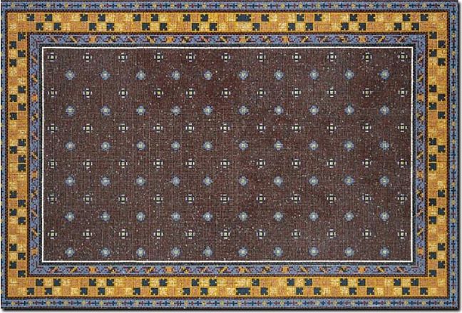 Мозаика Sicis The Mosaic Rug Fragonard 238x360