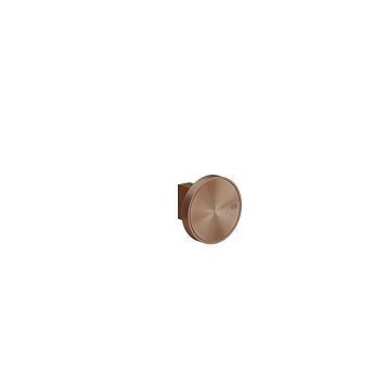 Gessi Origini Крючок настенный. В комплект входит отделочная вставка., Copper Brushed PVD