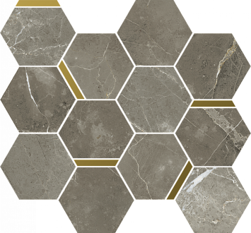 Italon Керамогранитная мозаика Stellaris Tuscania Grey Chic 28,3x32,8x0,9 Матовая