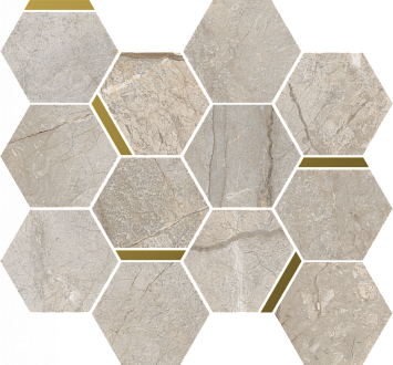 Italon Керамогранитная мозаика Stellaris Elegant Silver Chic 28,3x32,8x0,9 Матовая