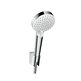 Ручной душ Hansgrohe Crometta Vario Porter, 10см, цвет: хром/белый купить в Москве: интернет-магазин StudioArdo