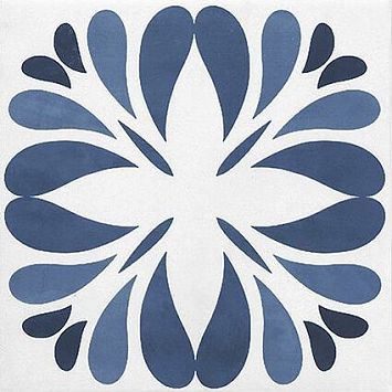 Керамогранит Tonalite Aquarel Decoro Stars Blu 15x15