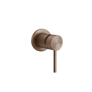 Gessi 316 Встраиваемый смеситель, на 1/2, 1 источник (внешние части), brushed copper pvd