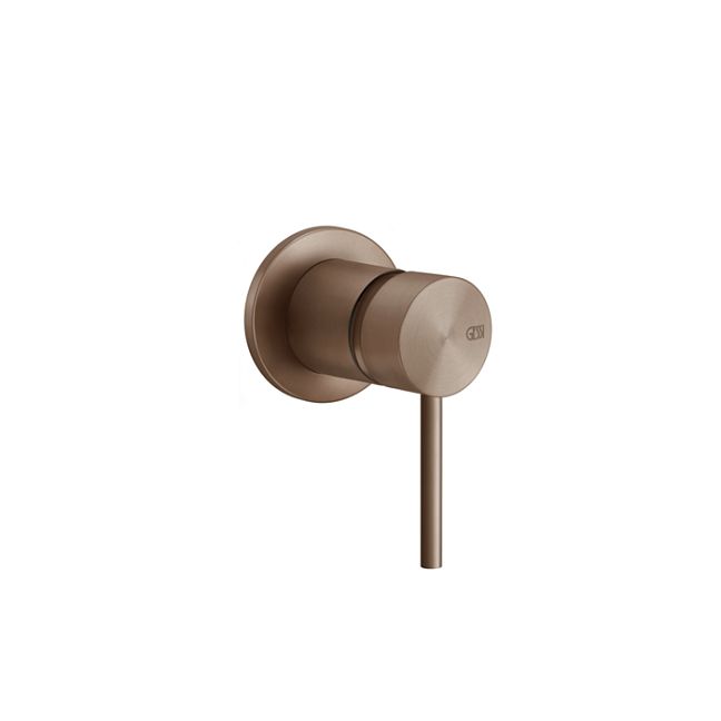 Gessi 316 Встраиваемый смеситель, на 1/2, 1 источник (внешние части), brushed copper pvd