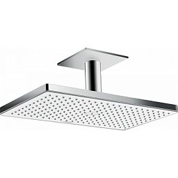 Верхний душ Hansgrohe Rainmaker Select 460 46х30см., потолочный, цвет: хром/белый купить в Москве: интернет-магазин StudioArdo