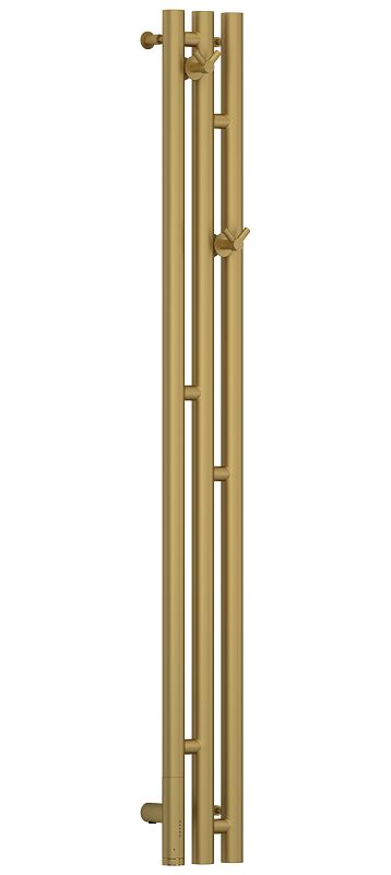 Полотенцесушитель электрический Сунержа Терция 3.0 1200х106 левый (Матовое золото) купить в Москве: интернет-магазин StudioArdo