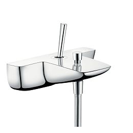 Смеситель для ванны Hansgrohe PuraVida однорычажный, настенный, цвет: хром купить в Москве: интернет-магазин StudioArdo