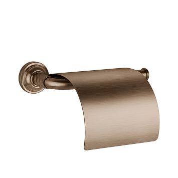 Gessi Venti20 Держатель туалетной бумаги, с крышкой, Copper Brushed PVD