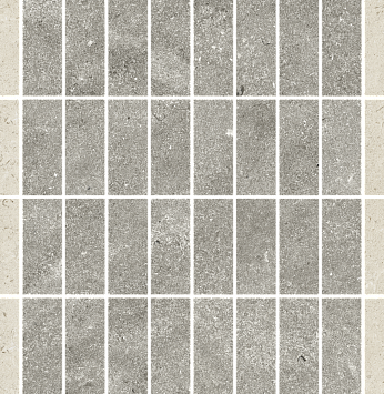 Italon Керамогранитная мозаика Aura Stone Grey Streets 28,3x29x0,9 Матовая