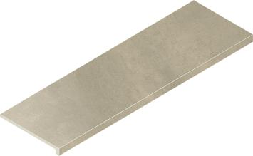 Italon Керамогранитная ступень Terraviva Scalino Front Greige 33x90 Nat