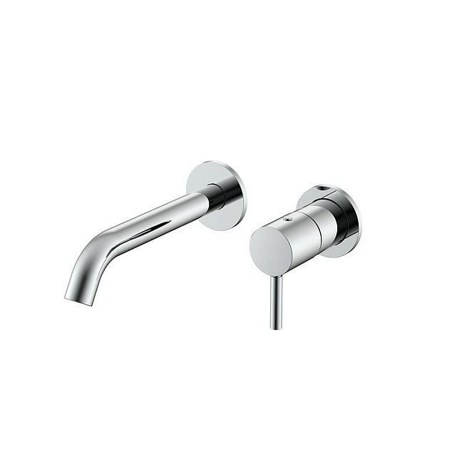 Nemo NM-2313CR Смеситель из стены для раковины с донным клапаном CHROME PLATED
