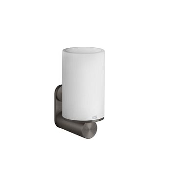 Gessi 316 Стакан настенный, белый/brushed black metal pvd