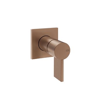 Gessi Inverso Diamantato Настенный смеситель для раковины на 1 выход, Copper Brushed PVD