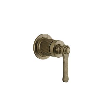 Gessi Venti20 Смеситель встраиваемый, однорычажный, внешняя часть, Antique Brass