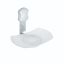 THG Infini white porcelain Мыльница стеклянная, подвесная, цвет: хром
