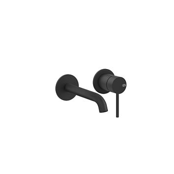 Gessi 316 Встраиваемый смеситель с изливом 146-116мм (внешние части), цвет:Black XL