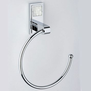 THG Masque de Femme Lunaire Полотенцедержатель - кольцо 18см., подвесной, цвет: хром