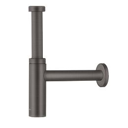 Сифон для раковины Hansgrohe Flowstar, дизайнерский, цвет: шлифованный черный хром купить в Москве: интернет-магазин StudioArdo