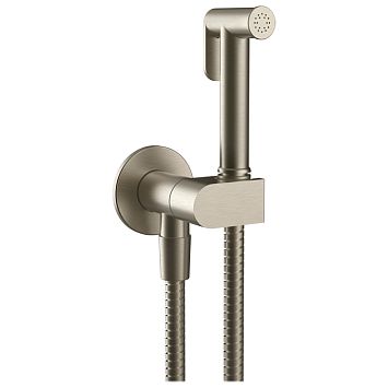Gessi Гигиенический душ, шланг 1250 мм, Finox Brushed Nickel