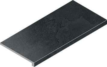 Italon Керамогранитная ступень Materia Scalino Front Titanio 33x60 Cer