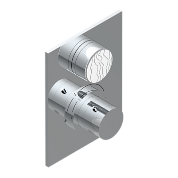 Ручки регулировки THG Yoko Ice для термостата THG с вентилем арт.5300AE