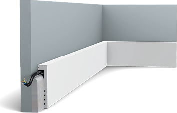 Плинтус Orac Décor SX171 SQUARE дюрополимер 200,0 x 2,2 x 10,0